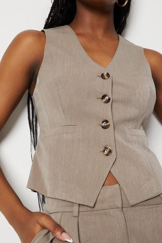 Warehouse Fitted Tailored Jet Pocket Waistcoat 4