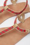 Wallis Janie Leather Toe Post Flat Sandals thumbnail 3