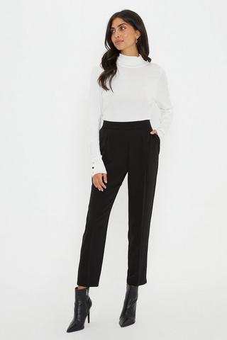 Buy Sosandar Red High Waisted Wide Leg Trousers from the Next UK