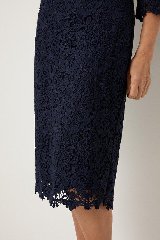 Wallis Petite Lace Embellished Waist Midi Dress 6