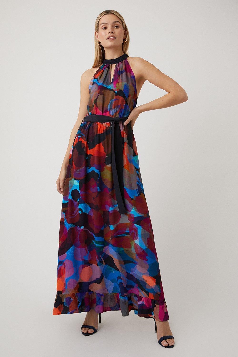 Tall Abstract Print Maxi Dress