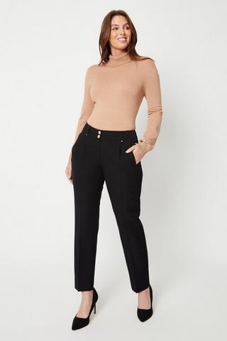 Viscose Rayon Plain Women Formal Trousers, Size: 28 30 32 34 36 38