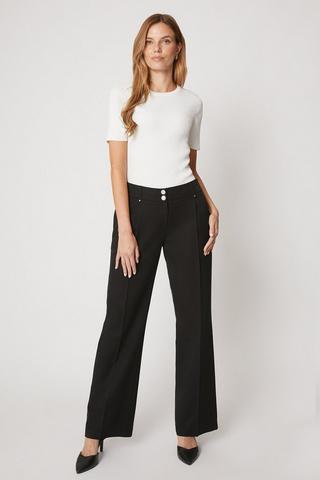 Viscose Rayon Plain Women Formal Trousers, Size: 28 30 32 34 36 38