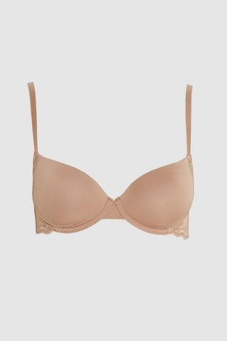 Product Gorgeous Smooth Lace T-shirt Bra almond