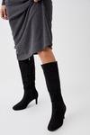Wallis Heidi Stretch Almond Toe Medium Heel Knee Boots thumbnail 1