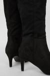 Wallis Heidi Stretch Almond Toe Medium Heel Knee Boots thumbnail 4