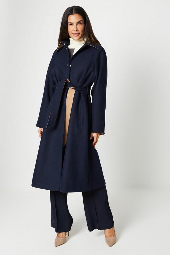 Wallis Wool Blend Belted Longline Coat 2