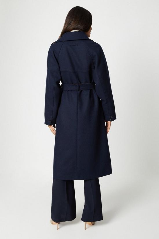 Wallis Wool Blend Belted Longline Coat 4
