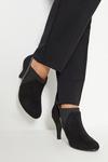 Wallis Adrienne Almond Toe Elastic Detail Pull On Ankle Boots thumbnail 1
