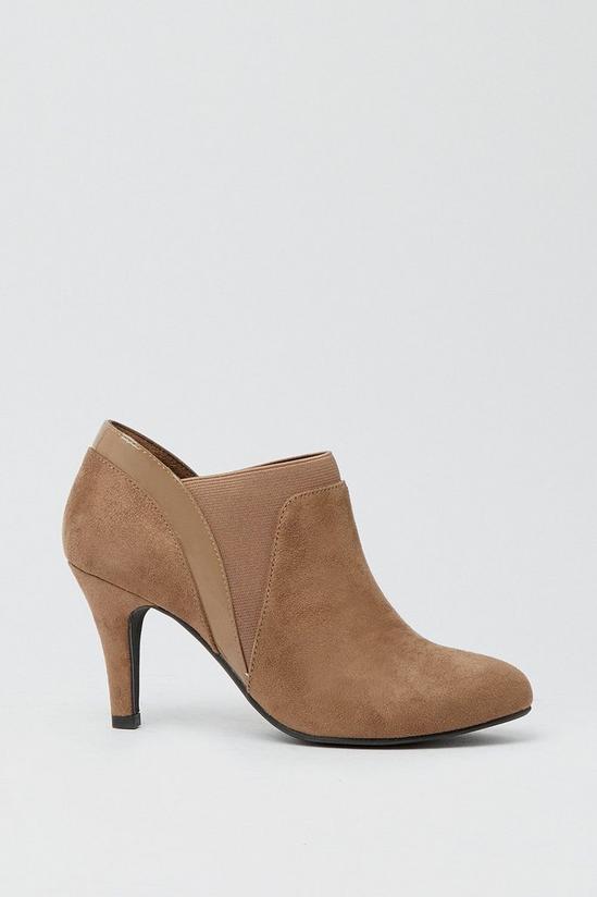 Wallis Adrienne Almond Toe Elastic Detail Pull On Ankle Boots 2