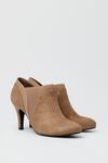 Wallis Adrienne Almond Toe Elastic Detail Pull On Ankle Boots thumbnail 3