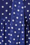 Wallis Tall Spot Print Flutter Sleeve Tie Neck Midi Dress thumbnail 5