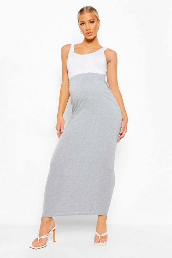 boohoo Maternity 2 Pack Over The Bump Maxi Skirt 3