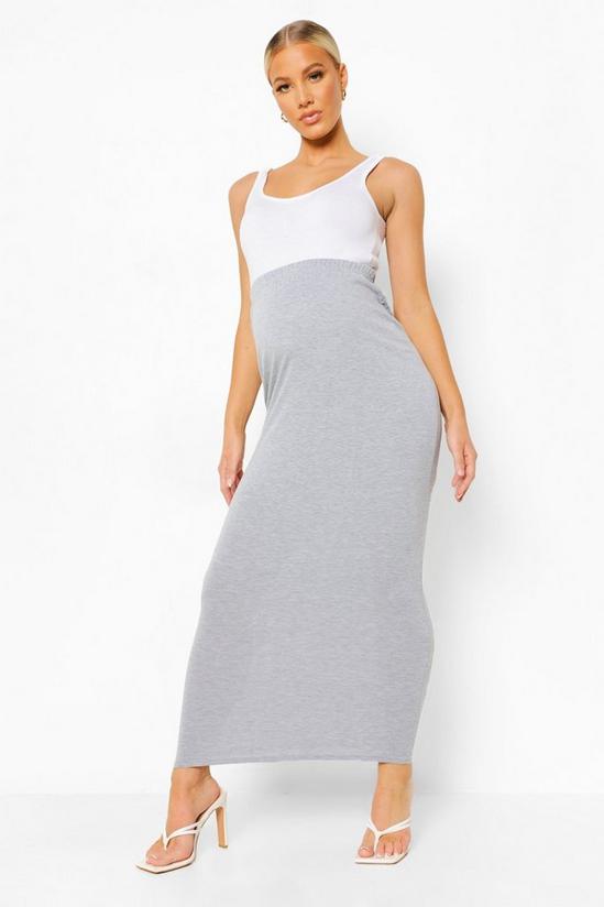 boohoo Maternity 2 Pack Over The Bump Maxi Skirt 4