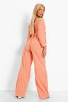 boohoo Maternity Off The Shoulder Woven Jumpsuit thumbnail 2