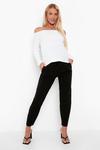 boohoo Maternity Super Stretch Fitted Trousers thumbnail 1