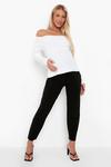 boohoo Maternity Super Stretch Fitted Trousers thumbnail 3