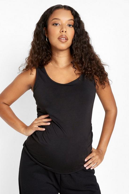 boohoo Maternity 3 Pack Wide Strap Cami Top 4