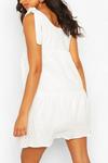 boohoo Maternity Tie Shoulder Broderie Anglais Dress thumbnail 2