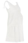 boohoo Maternity Tie Shoulder Broderie Anglais Dress thumbnail 3