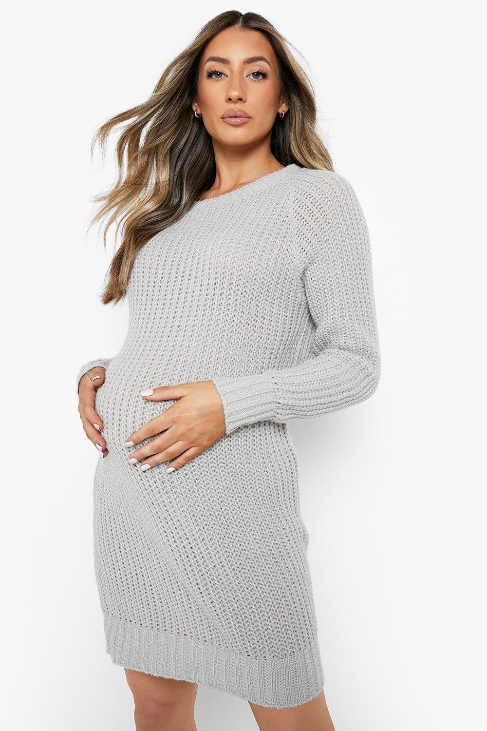 Maternity Soft Knit Jumper Dress