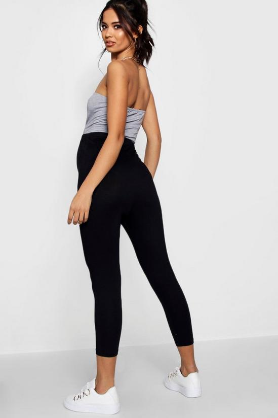 boohoo Maternity  2 Pack Cropped Over Bump Leggings 2
