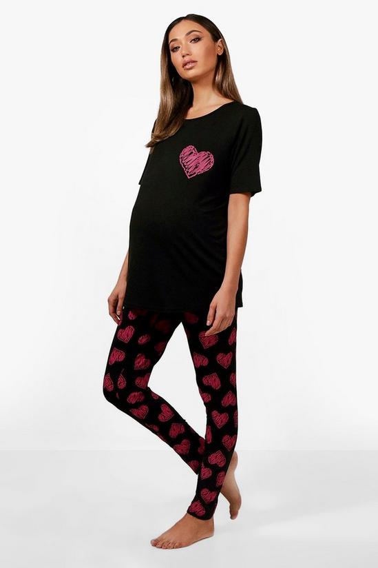 boohoo Maternity May Made With Love Pyjama Set 1