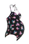 boohoo Maternity Floral Strap Swimsuit thumbnail 3