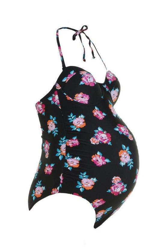 boohoo Maternity Floral Strap Swimsuit 3