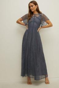 Petite Premium Delicate Lace Maxi Dress