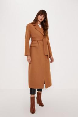 Double Breasted Maxi Wrap Coat