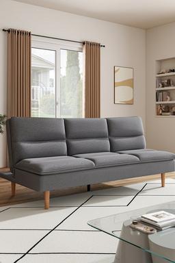 Grey Pull Out Sleeper Sofa Bed