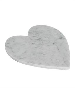 Heart Marble Chopping Board 23 x 27cm