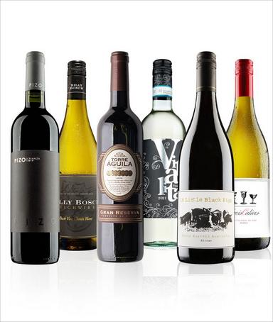 Customer Favourites Mixed Wine Case 6 Bottles (75cl)