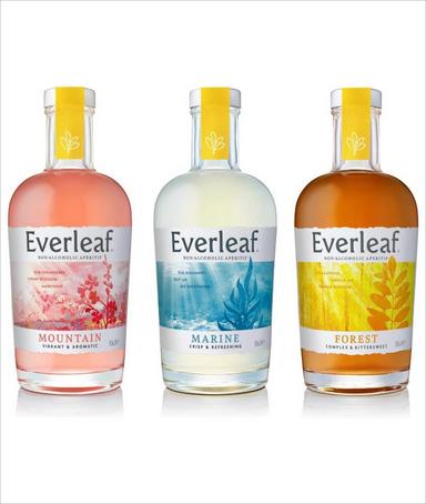 Set of 3 Forest, Mountain, and Marine Non-Alcoholic Aperitifs Bundle