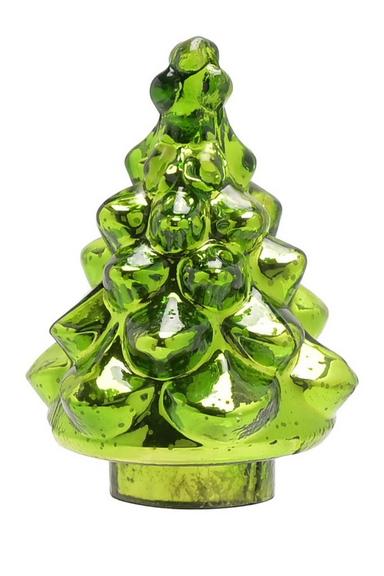 Green Recycled Glass Tree