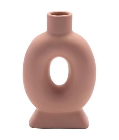 Dusky Pink Oval Style Vase