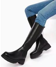'Tempas' Leather Knee High Boots