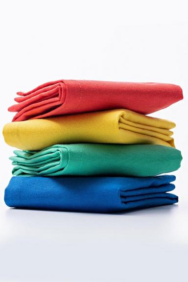 United Colors Set of 4 Rainbow Table Cloths 100% Cotton
