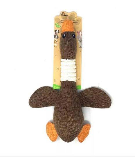 Dog Toys Pet Large Fabric Duck Squeaky