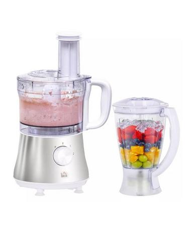 Food Processor with 1L Bowl Knife Blades Reversible Slicing