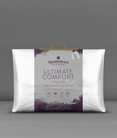 2 Pack Slumberdown Ultimate Comfort Medium Support Pillow