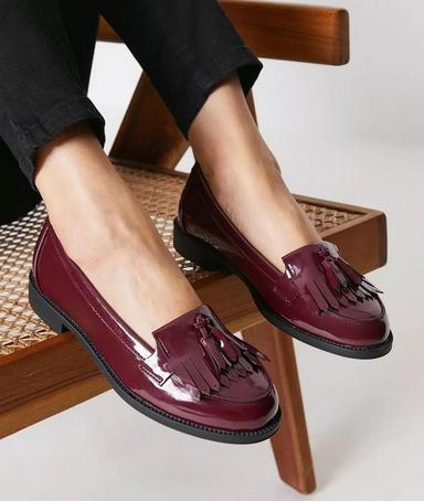 Wide Fit Leigh Fringe Loafers