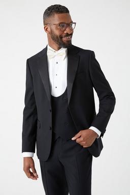 Slim Fit Black Tuxedo Suit Jacket