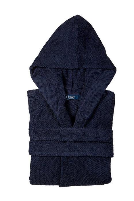 'Brixton' 100% Cotton Textured Hooded Robe