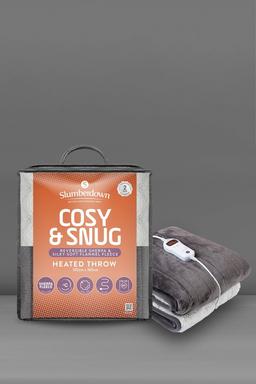 Cosy & Snug Sherpa Fleece Electric Blanket Heated Throw