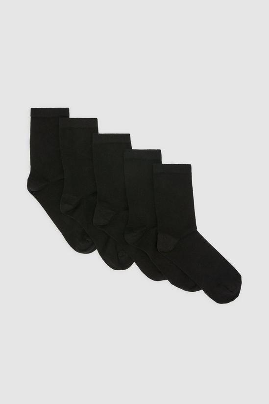 Debenhams 5pp Plain Ankle Sock 1