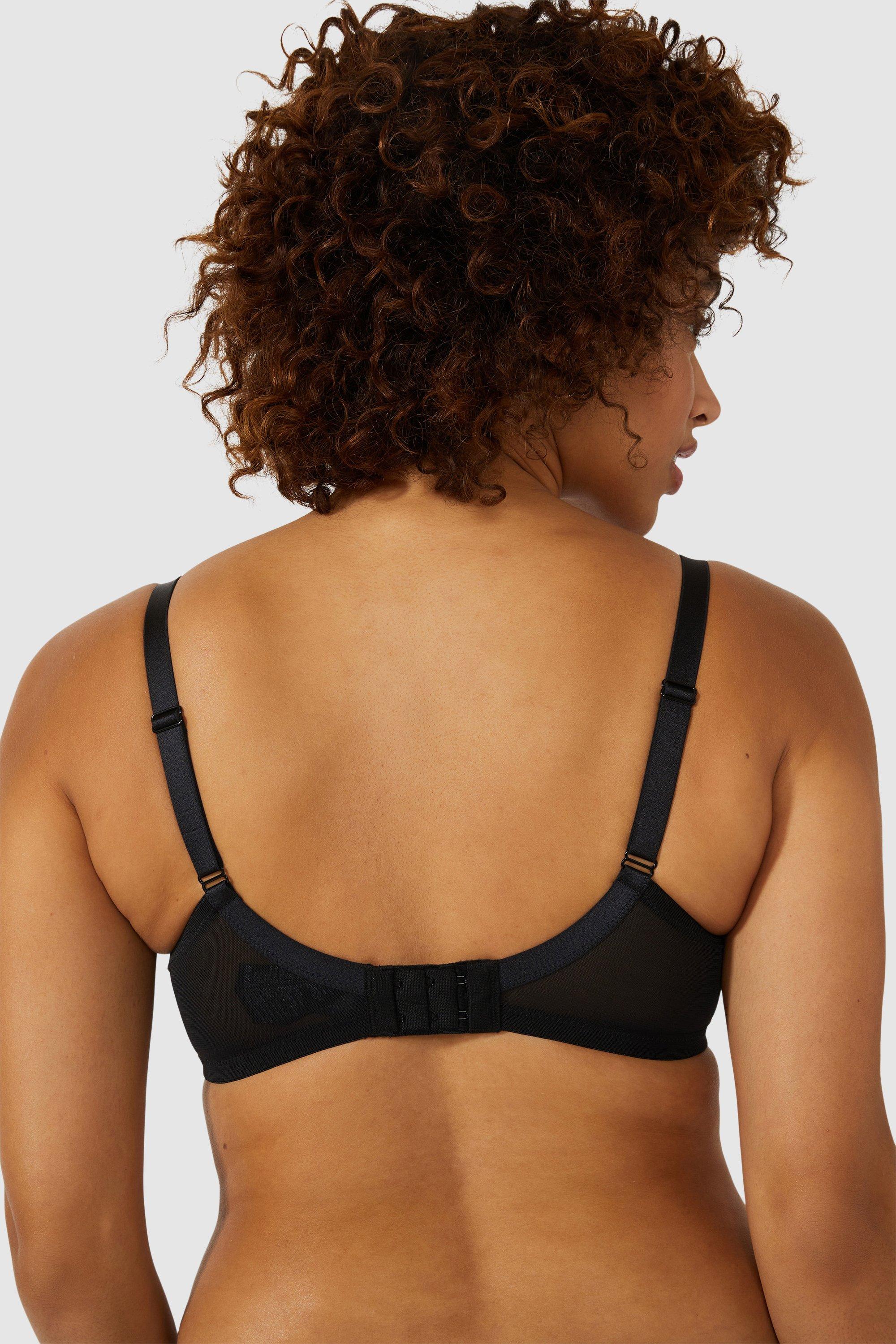 Double Back Bra in Black Shiny … curated on LTK
