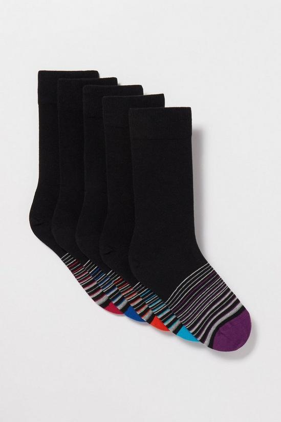 Debenhams 5 pack Striped Socks 1