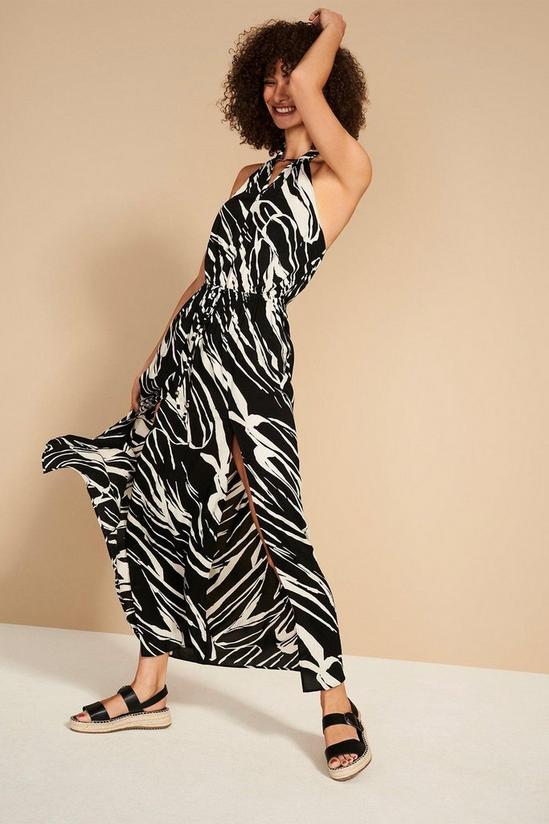 Debenhams Zebra Print Maxi Dress 1
